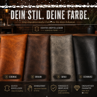 Polsterstuhl aus Leder im Chesterfield Stil – Chesterfield