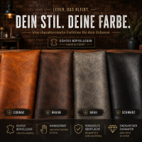Freischwinger aus Büffelleder – Sabina