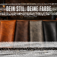 Echtlederstuhl mit glatter Sitzfläche – Blank