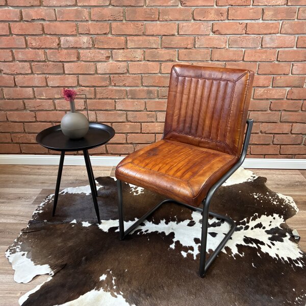 Gastrostuhl aus Leder – Caddy