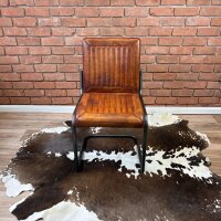 Gastrostuhl aus Leder – Caddy