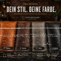 Küchenstuhl aus Büffelleder – Sabina