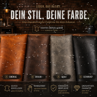 Moderner Lederstuhl mit Armlehne