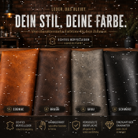 Industrial Lederstuhl mit Armlehne