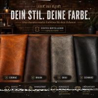 Handgefertigter Lederstuhl mit Armlehne