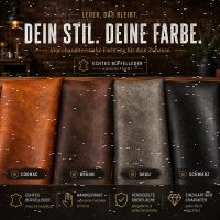 Büffellederstuhl im Vintage Stil – Caddy