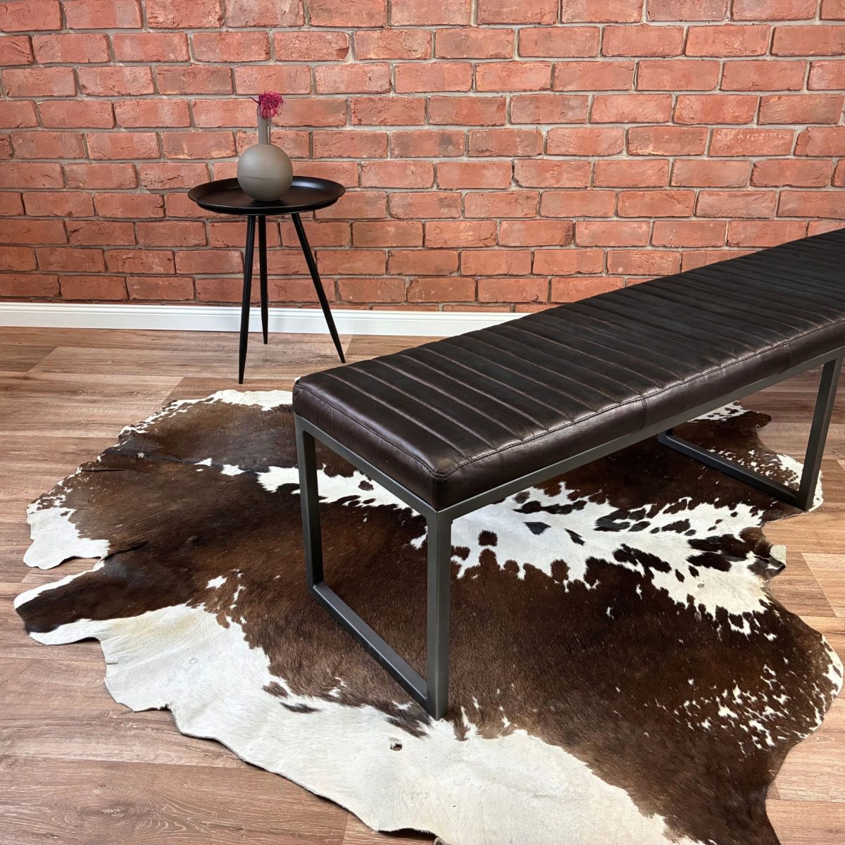 Echtleder Sitzbank - BERLIN – Bild 4