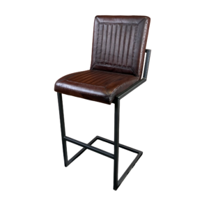 Barhocker, Büffelleder - oh Caddy - Braun, 65cm
