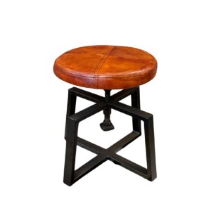 Industrie Drehhocker - Cognac