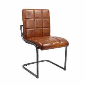 Gästezimmer Stuhl ohne Armlehne - Cognac